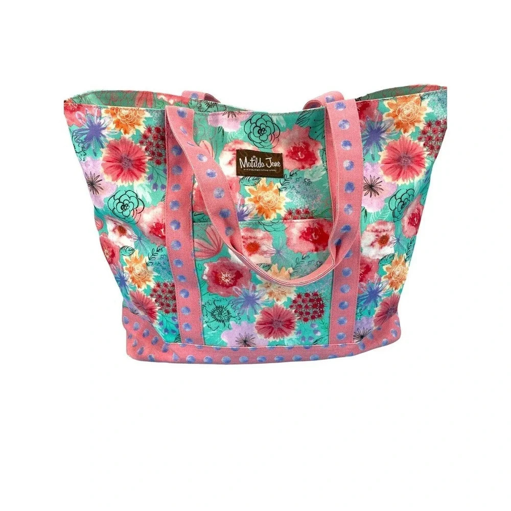 Matilda Jane Canvas Tote Bag Let's Go Item 23821A